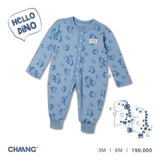 Chaang body dài tay cúc giữa sơ sinh chaang - bst sơ sinh pony&dino chaang