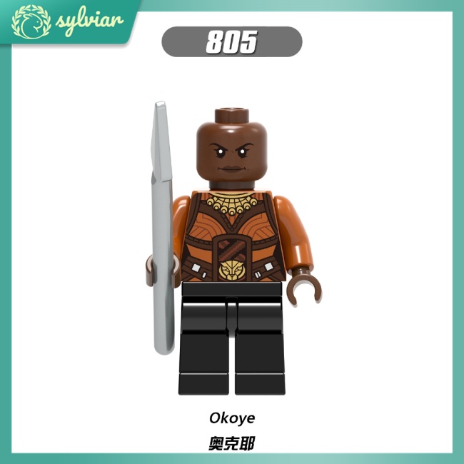 Bộ Đồ Chơi Lắp Ráp Mô Hình Nhân Vật Báo Đen