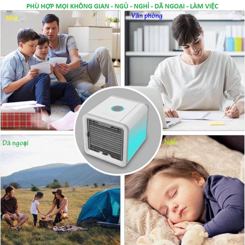 Máy điều hòa mini để bàn cao cấp làm lạnh bằng hơi nước ARCTIC AIR sử dụng công nghệ ion tiên tiến