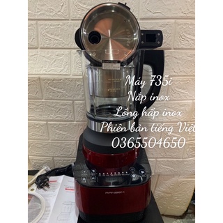 Máy làm sữa hạt RANBEM 735i-tiếng việt -tặng 101 công thức nấu sữa hạt