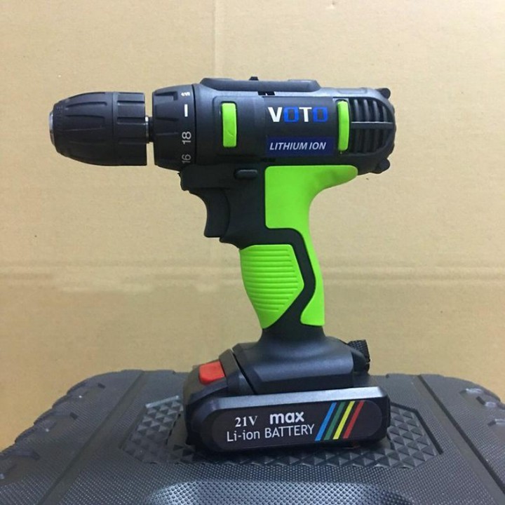 [BẢO HÀNH 1 NĂM] Khoan , Máy Khoan Pin 21V VOTO,1 Pin,Caton