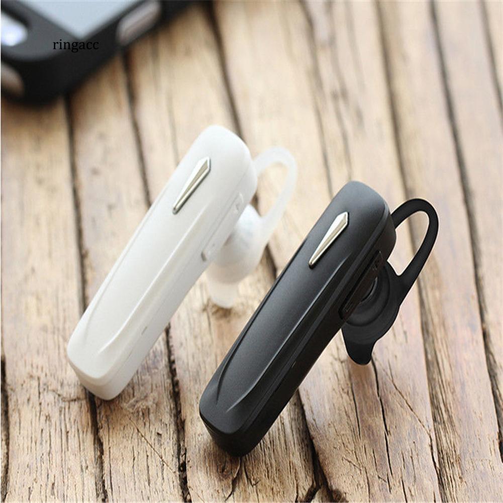 Bộ tai nghe bluetooth 1 bên kích thước 43x14x9.9mm kèm móc gắn tiện dụng dành cho điện thoại iPhone Samsung