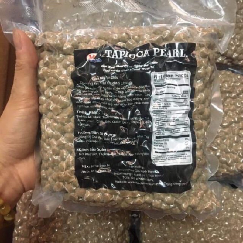 Trân Châu Minh Hạnh Đen Trắng 1kg - Nguyên liệu pha chế, làm trà sữa