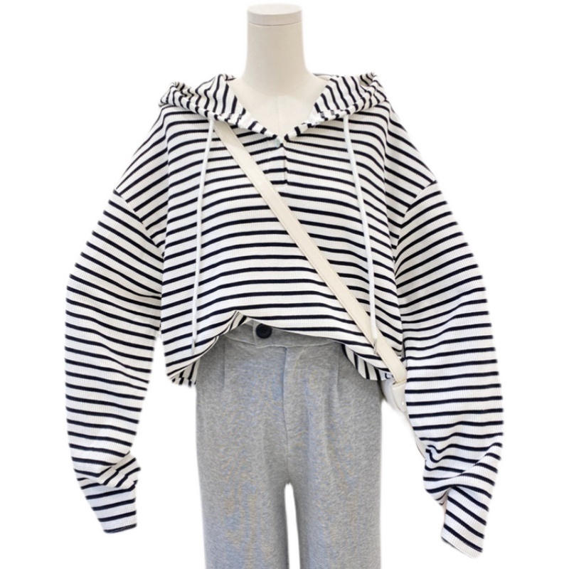 SUXI Áo hoodie dài tay thời trang mùa thu mới cho nữ