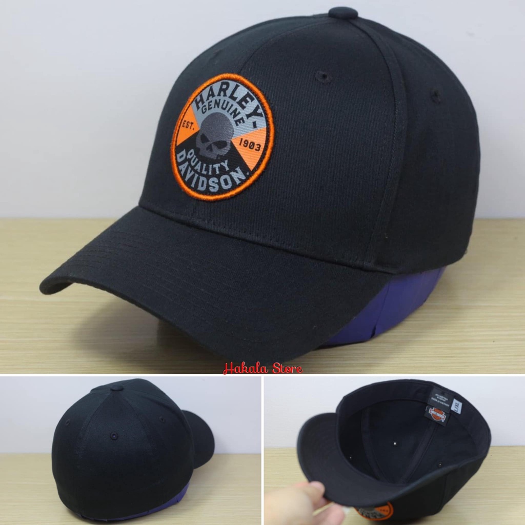 Mũ lưỡi trai (Nón kết bít đuôi) Harley Davidson, big size, hàng Auth nhé