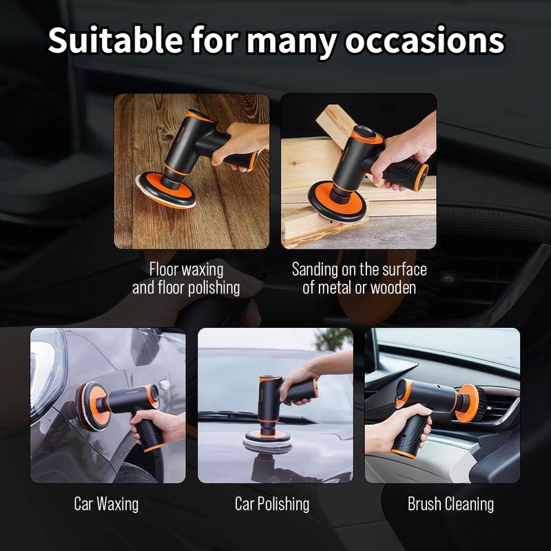 Máy Đánh Bóng Xe Hơi Máy Chà Nhám Không Dây Cầm Tay 4000mAH Có Thể Điều Chỉnh Tốc Độ