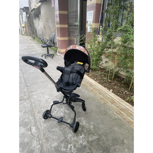 Xe đẩy 2 chiều gấp gọn cho bé nằm, ngồi tặng kèm đệm M8
