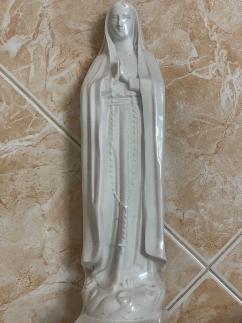 Tượng đức mẹ tà pao cao 30cm