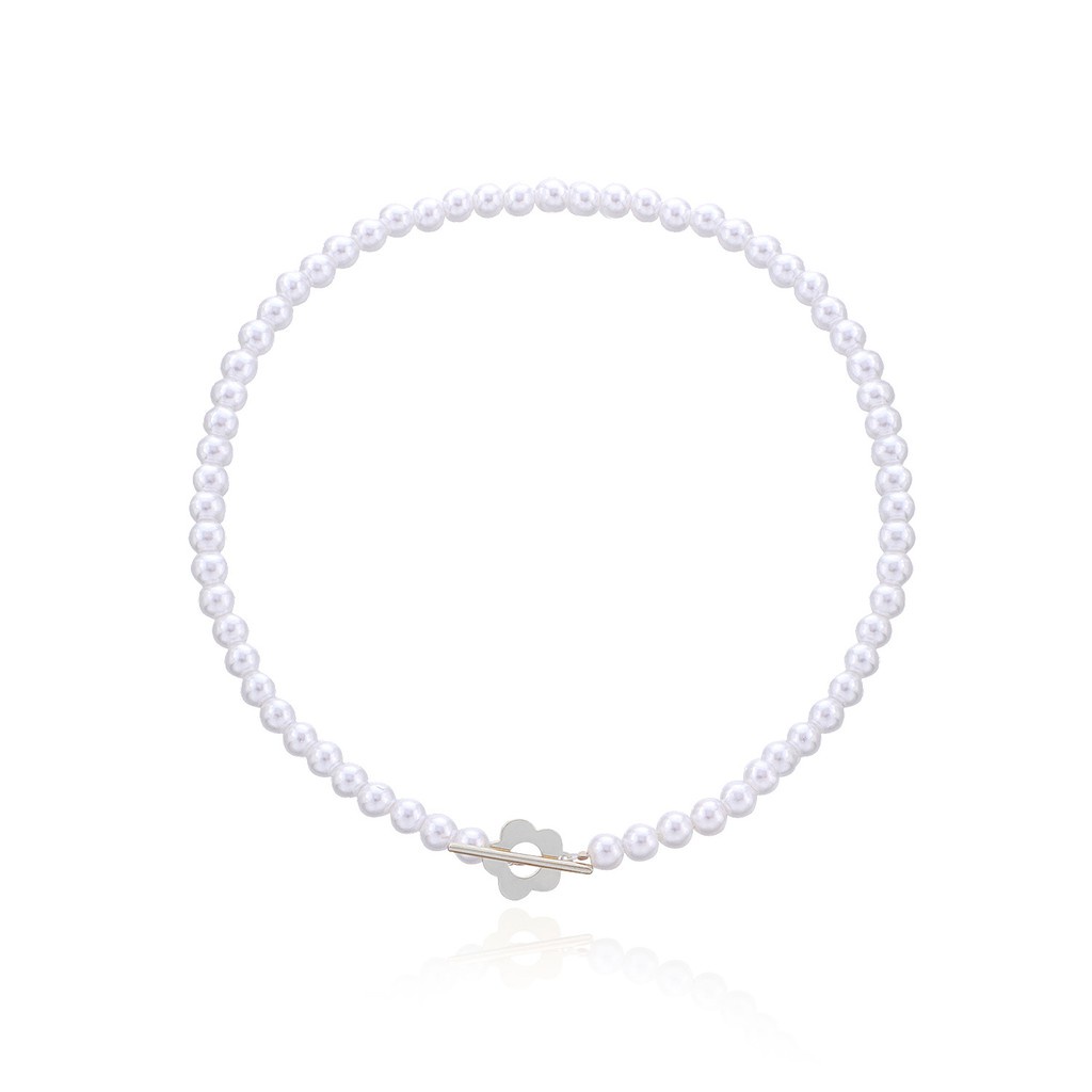 (040) Vòng Cổ Choker Chuỗi Hạt Ngọc Phong Cách Cổ Điển
