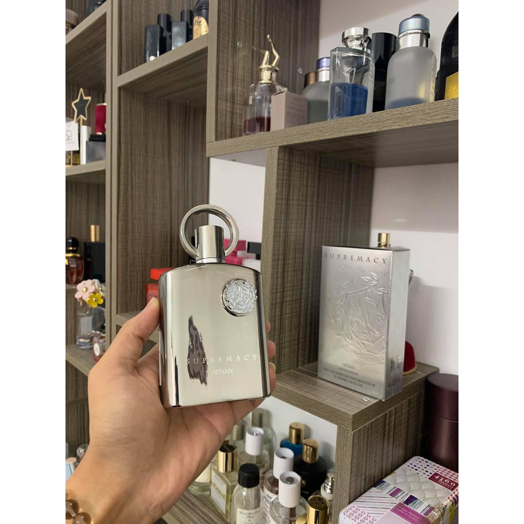 [Chính Hãng] Nước Hoa Nam Supremacy Silver AFNAN EDP full 100ml - 10ml [Adinistore] | BigBuy360 - bigbuy360.vn