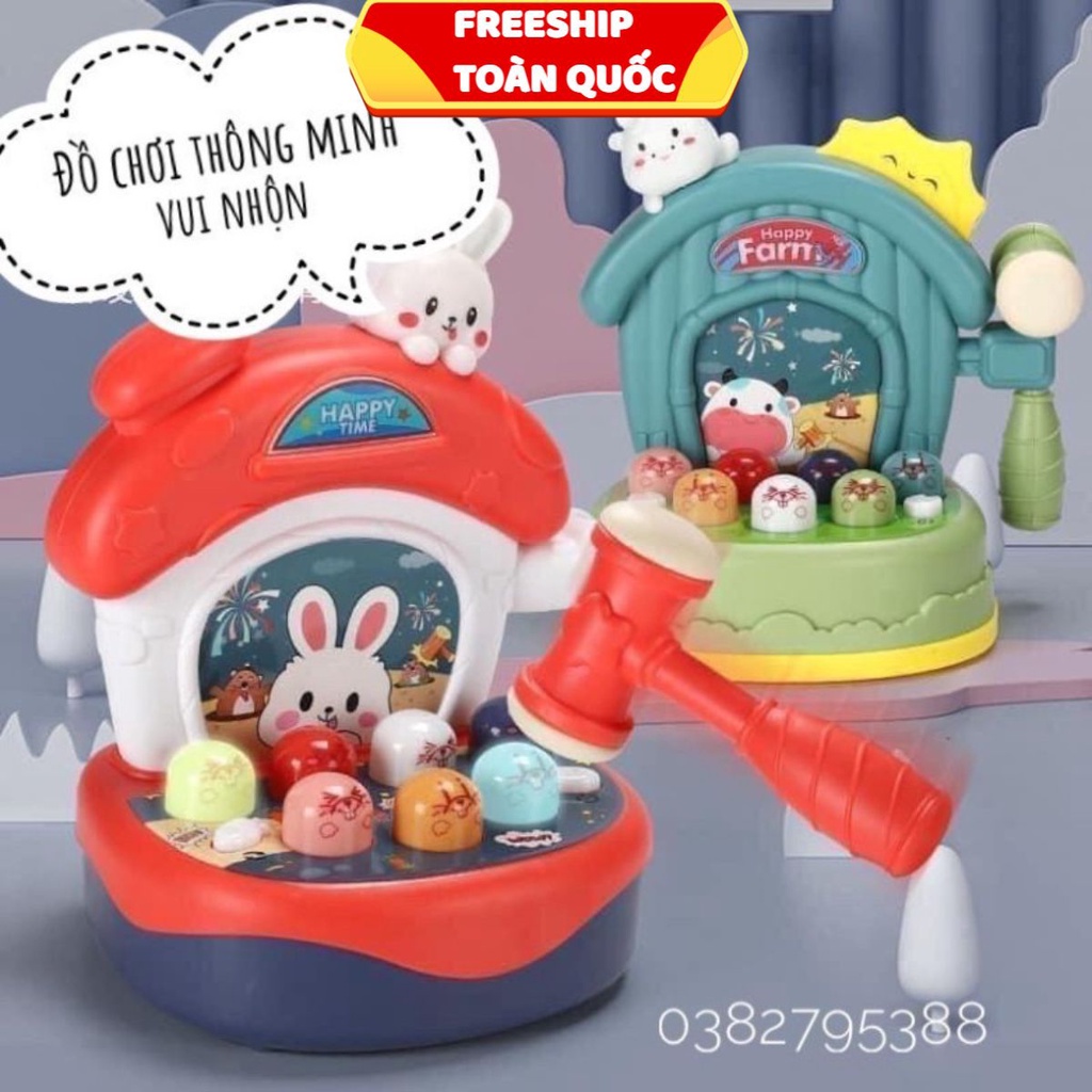 BỘ ĐỒ CHƠI ĐẬP CHUỘT CÓ NHẠC VÀ CHƠI PIANO MÃ 03 SIÊU HÓT HÍT . .