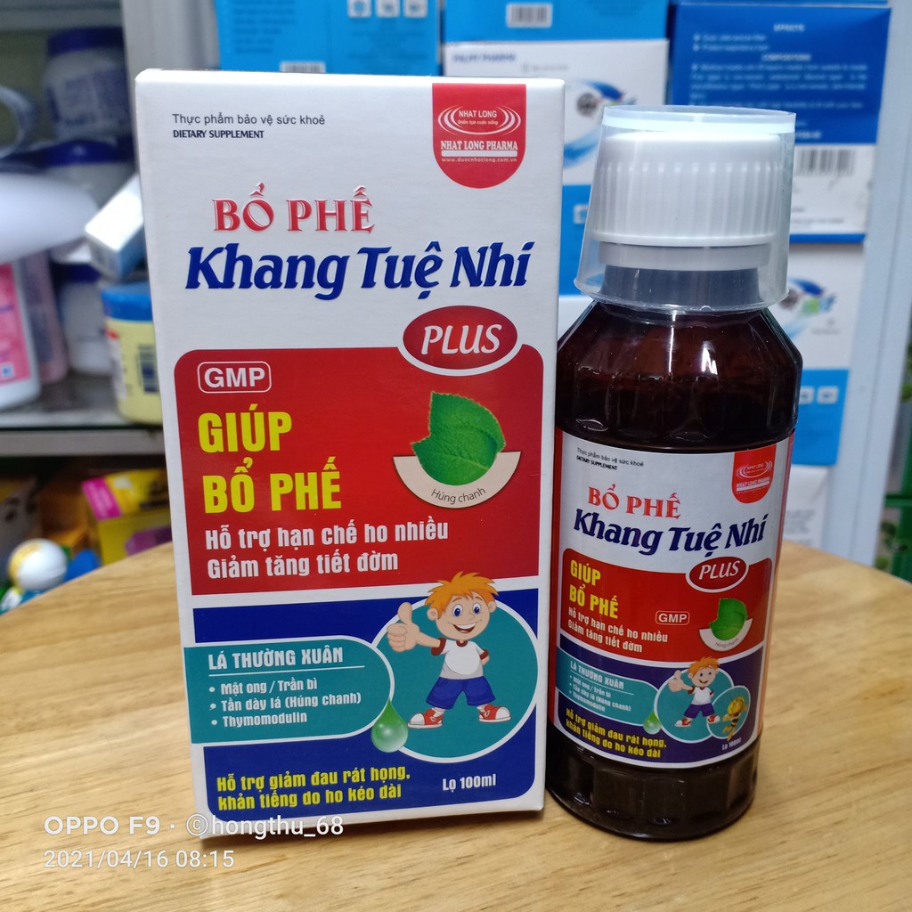 Bổ phế Khang Tuệ Nhi Plus chai 100ml - [CHÍNH HÃNG]