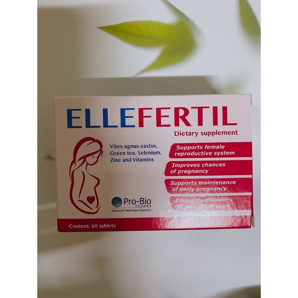 ELLEFERTIL BỔ TRỨNG SỐ 1 - HÀNG CHÍNH HÃNG- TĂNG KHẢ NĂNG THỤ THAI HIỆU QUẢ