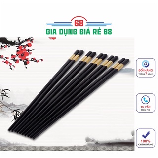 Đũa Khảm Vàng Phong Cách Nhật Bản (Hộp 10 Đôi)