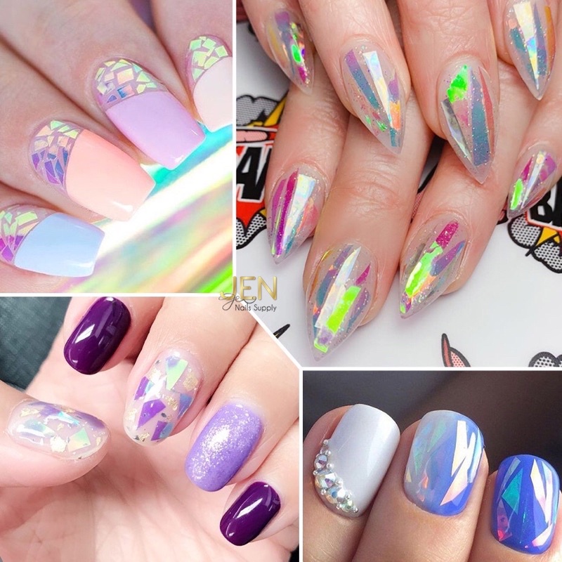 Giấy thuỷ tinh nail-giấy bóng kính