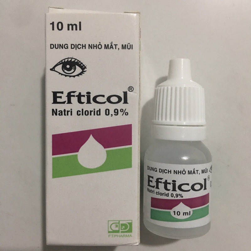 Nước muối sinh lý Efticol 0,9%