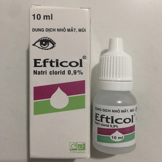 Nước muối sinh lý Efticol 0,9%
