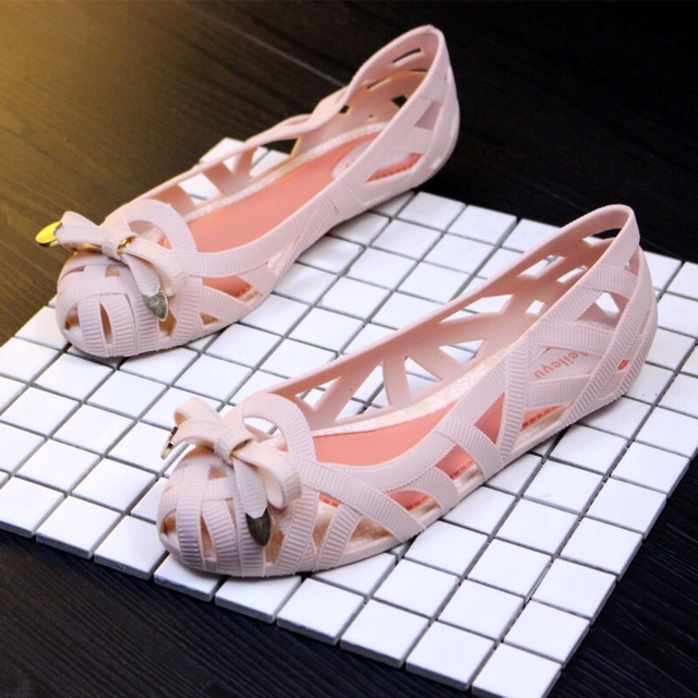 Giầy nhựa mũi tròn nơ ( coi kĩ ảnh thật phía cuối ) | BigBuy360 - bigbuy360.vn