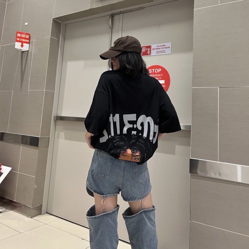 Áo thun cô gái Tóc XùChất cotton suForm thụng tay lỡkiểu dáng Unisexphong cách ao thun Nam và Nữ giá rẻ nhất