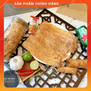 mực cán tẩm gia vị, khô mực hũ 300g thượng hạng, Ship Hỏa Tốc, thơm ngon đậm vị Min Min Foods - Ăn vặt thả ga