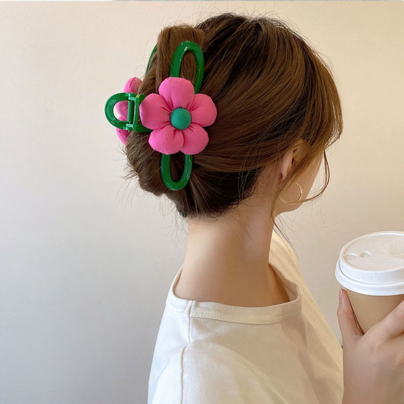 Kẹp Tóc Hình Hoa / Cá Mập Thanh Lịch Cho Nữ