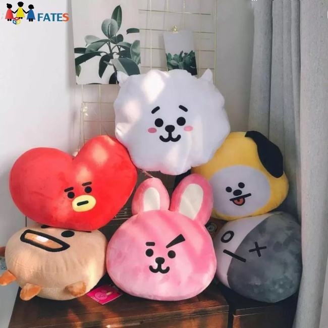 Thú Nhồi Bông Hình Hoạt Hình KPOP BTS SHOOKY RJ COOKY TATA Trang Trí Nhà Cửa Kèm Quà Tặng Miễn Phí