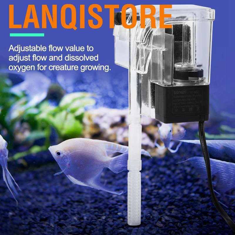 Máy lọc nước mini Lanqistore tiết kiệm năng lượng 50%+ cho bể cá cảnh tiện dụng chất lượng cao