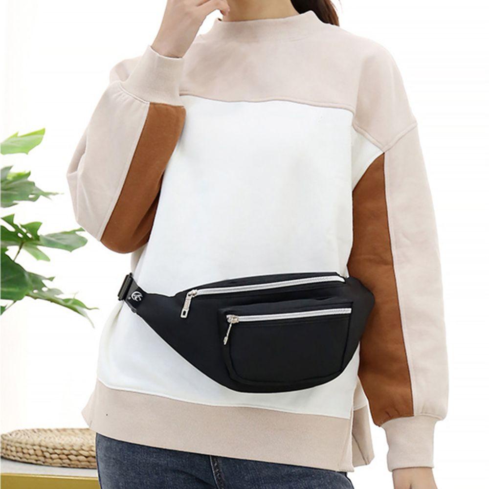 Túi Đeo Hông Vải Canvas Cỡ Lớn Phong Cách Hiphop Thời Trang