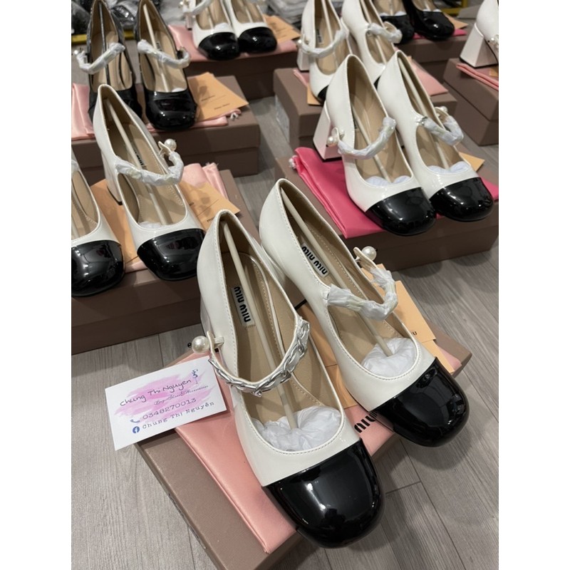 Giày miumiu quai xích