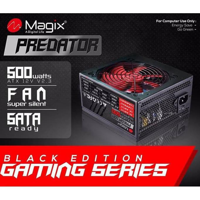 Nguồn Điện Psu 500w - Fan 12cm Magix Predator (code 1 | Code 2 | Code 3 | Code 2 Code