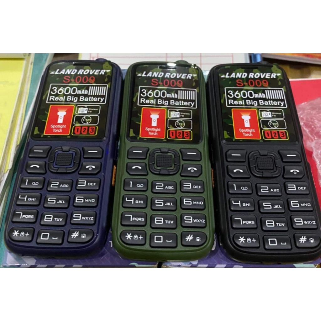 Điện thoại bàn phím 3 sim Land Rover S-009 loa to chữ to cho người già giá rẻ