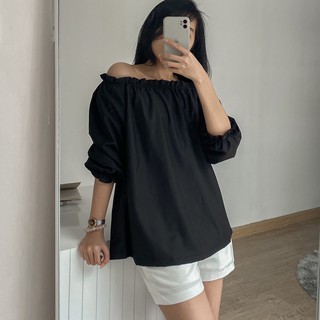 Áo trễ vai Kate đen