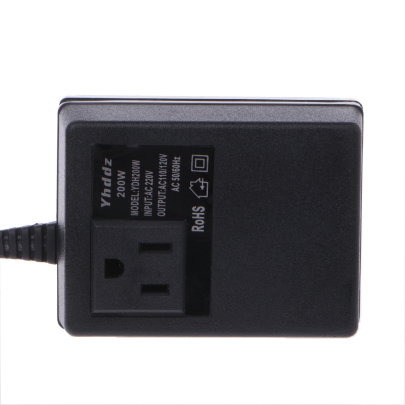 Phích Cắm Chuyển Đổi Nguồn Điện 200W AC 220V Sang 110V
