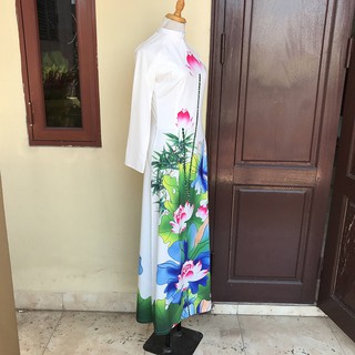 Áo Dài May Sẵn Vải Lụa Đẹp