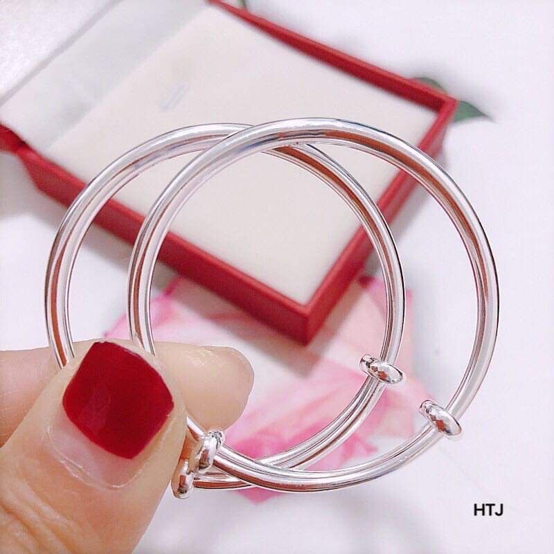 Lắc tay trơn bạc ta cho bé yêu - Kho sỉ bạc Nhất Linh