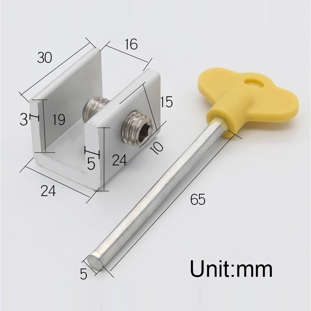 Bộ Khóa Cửa Sổ Bằng Nhôm Chống Trộm Bảo Vệ An Toàn Cho Bé Sự Bảo Vệ