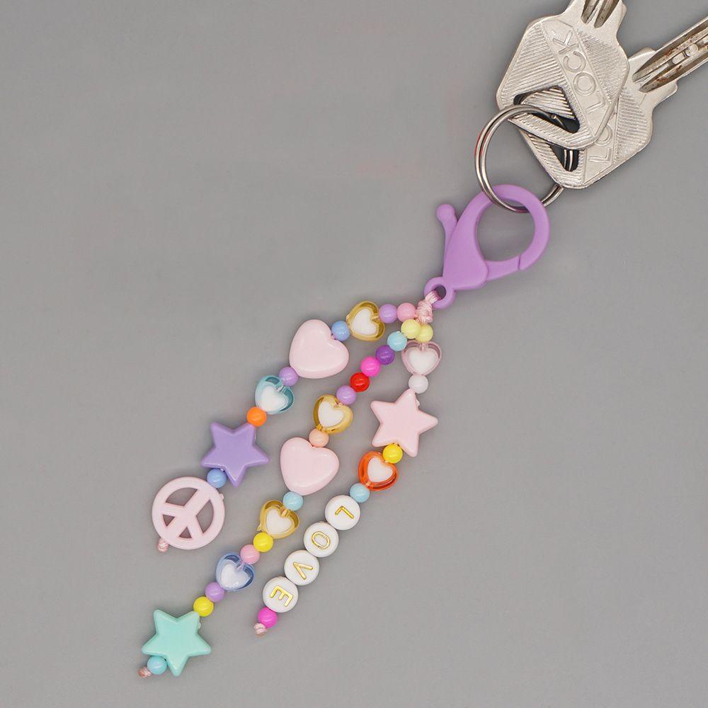 Móc Chìa Khóa Đính Hạt Dễ Thương