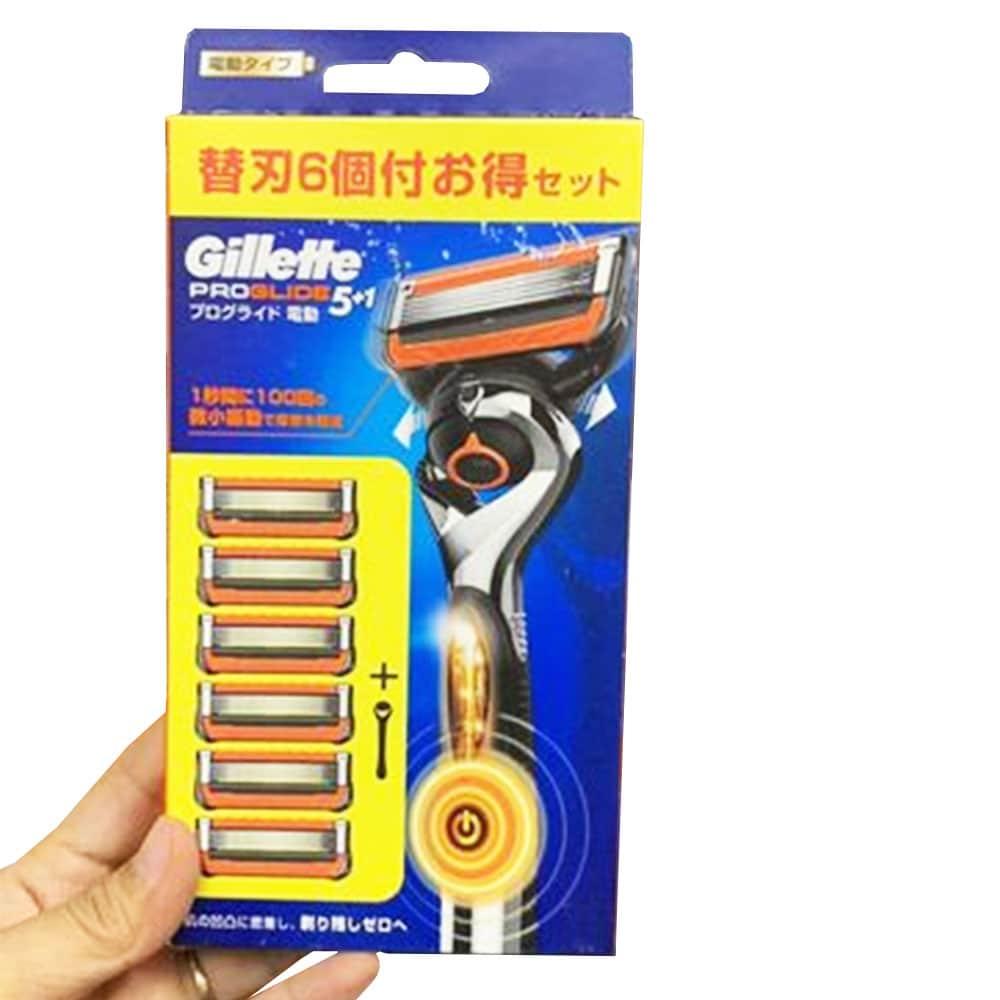 Dao cạo râu Gillette Proglide 5+1 Power nội địa Nhật Bản