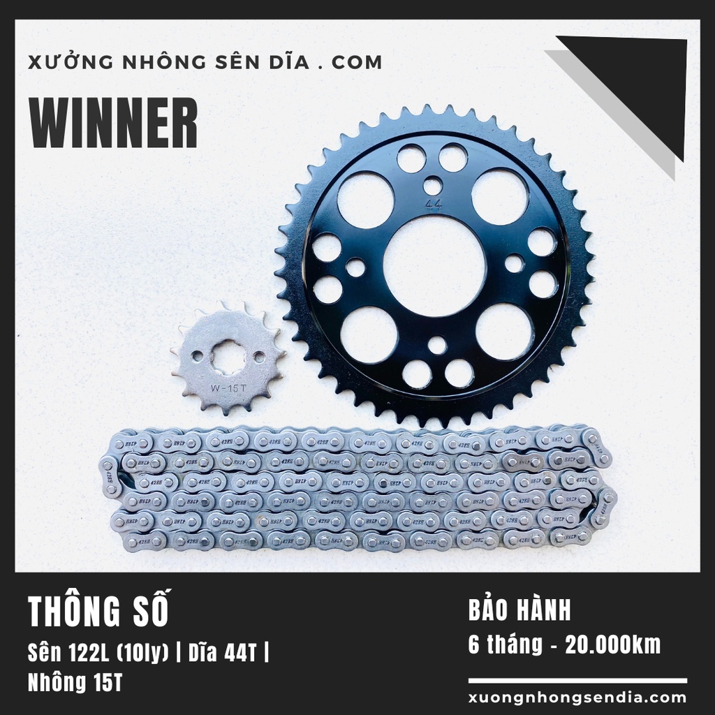 NHÔNG SÊN DĨA WINNER VÀNG