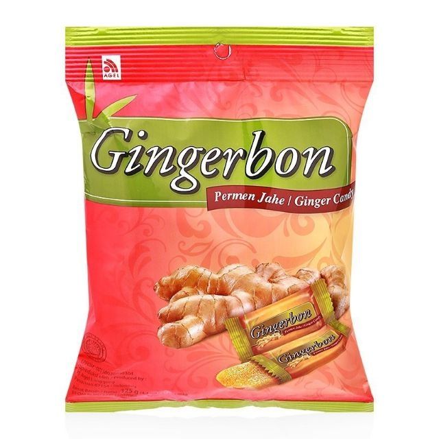 1 gói Kẹo Gừng Gingerbon made in Indonesia hsd: năm 2023