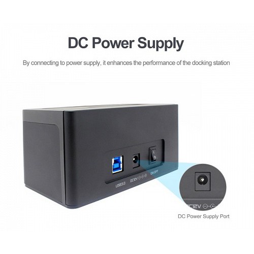 HDD Docking USB 3.0 sang Sata 2.5/3.5 Unitek Y 1078 Dock Đế cắm đọc ổ cứng | WebRaoVat - webraovat.net.vn