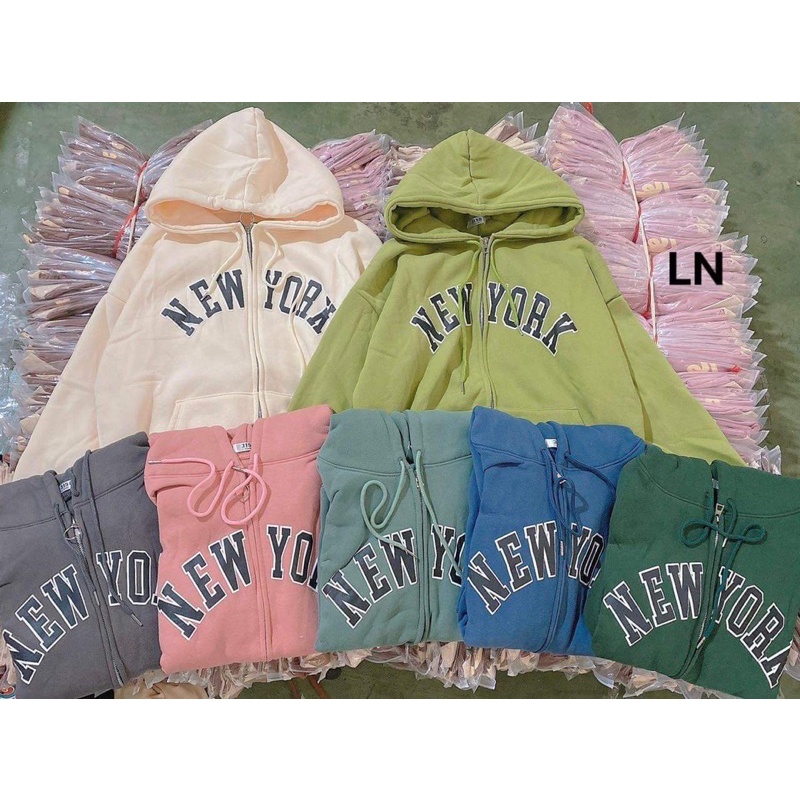 Áo khoác nỉ cotton Newyork LN12