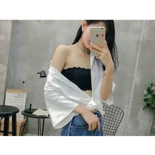 Áo Bra Ren Ống Cúp Ngực vải ren mềm mịn, cực ôm và nâng ngực ( bra quây - yếm ren ) - Mbra94 | BigBuy360 - bigbuy360.vn