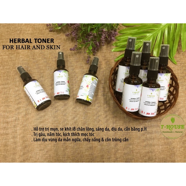 Xịt Dưỡng Thảo Mộc - Herbal Toner
