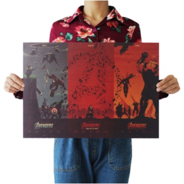 Giấy kraft Marvel trang trí nội thất/ bar/ album