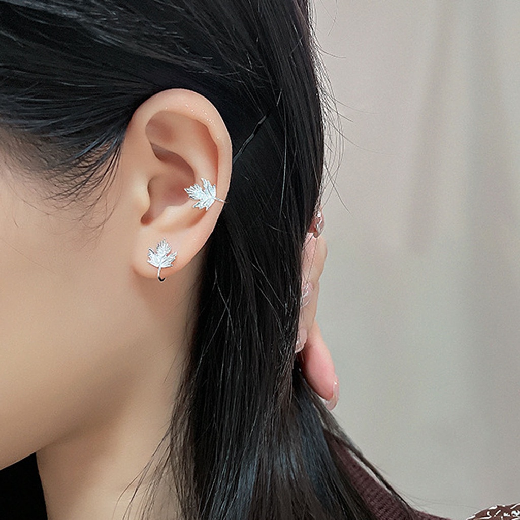 Khuyên Tai Dạng Kẹp Không Cần Xỏ Lỗ Dễ Phối Đồ Quà Tặng Cho Nữ