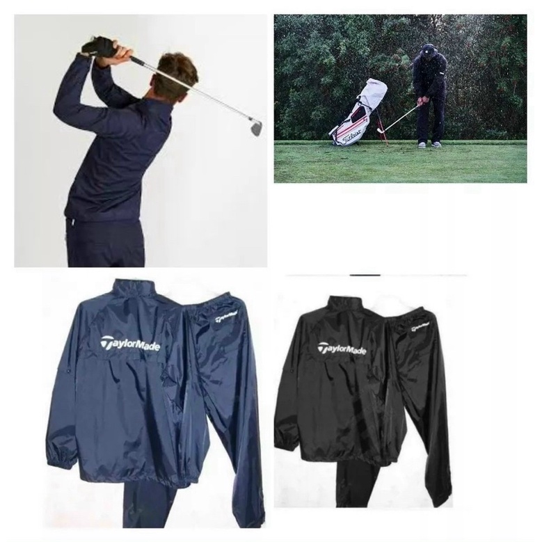 Áo mưa golf Taylormade siêu nhẹ,bộ quần áo mưa golf chống nước tuyệt đối