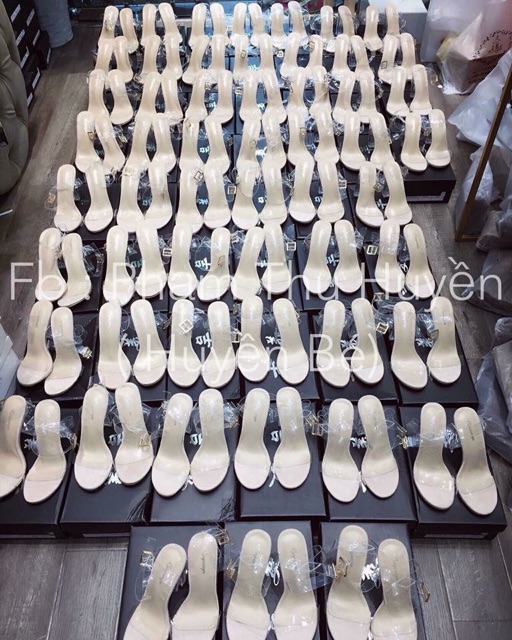 (ẢNH THẬT) DÉP SANDAL CAO GÓT QUAI TRONG NỮ CỰC XINH | BigBuy360 - bigbuy360.vn