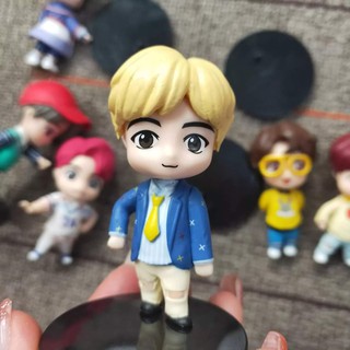 BTS Mini Doll | Set 7 búp bê tượng đứng BTS cực dễ thương