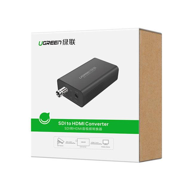 [Mã 2404EL10K giảm 10K đơn 20K] Bộ chuyển đổi tín hiệu 3G/SDI sang HDMI UGREEN CM131 40965